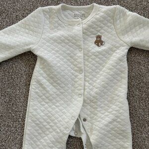 Badgley Mischka Quilted Bear Onesie